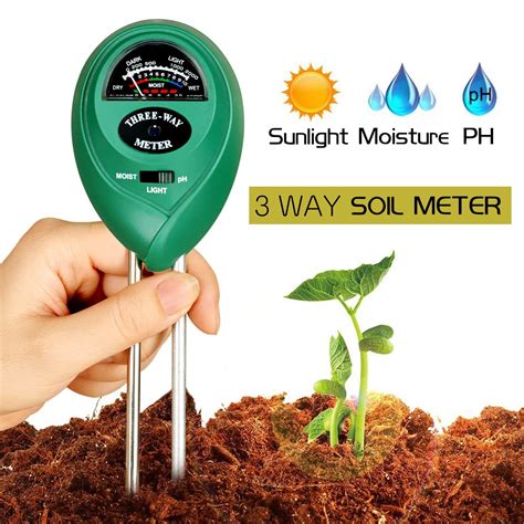 custom 3 way moisture meter|3 way soil meter chart.